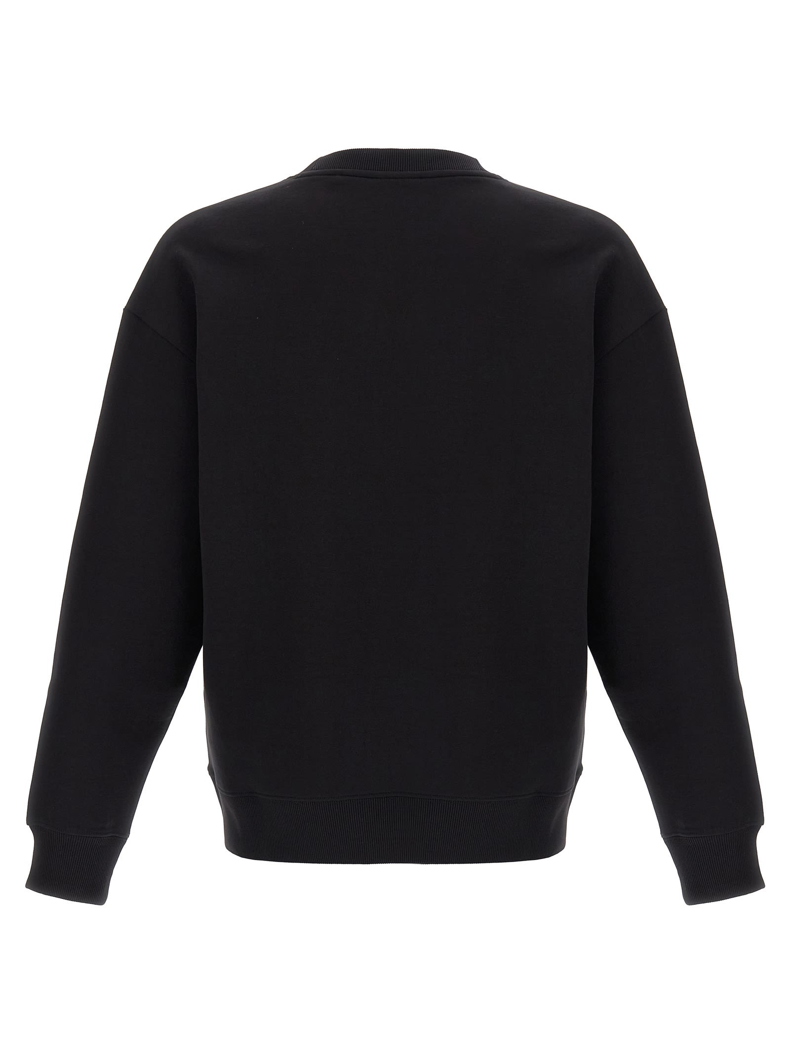 Hugo Boss Dettil Crew-neck Sweatshirt In Black