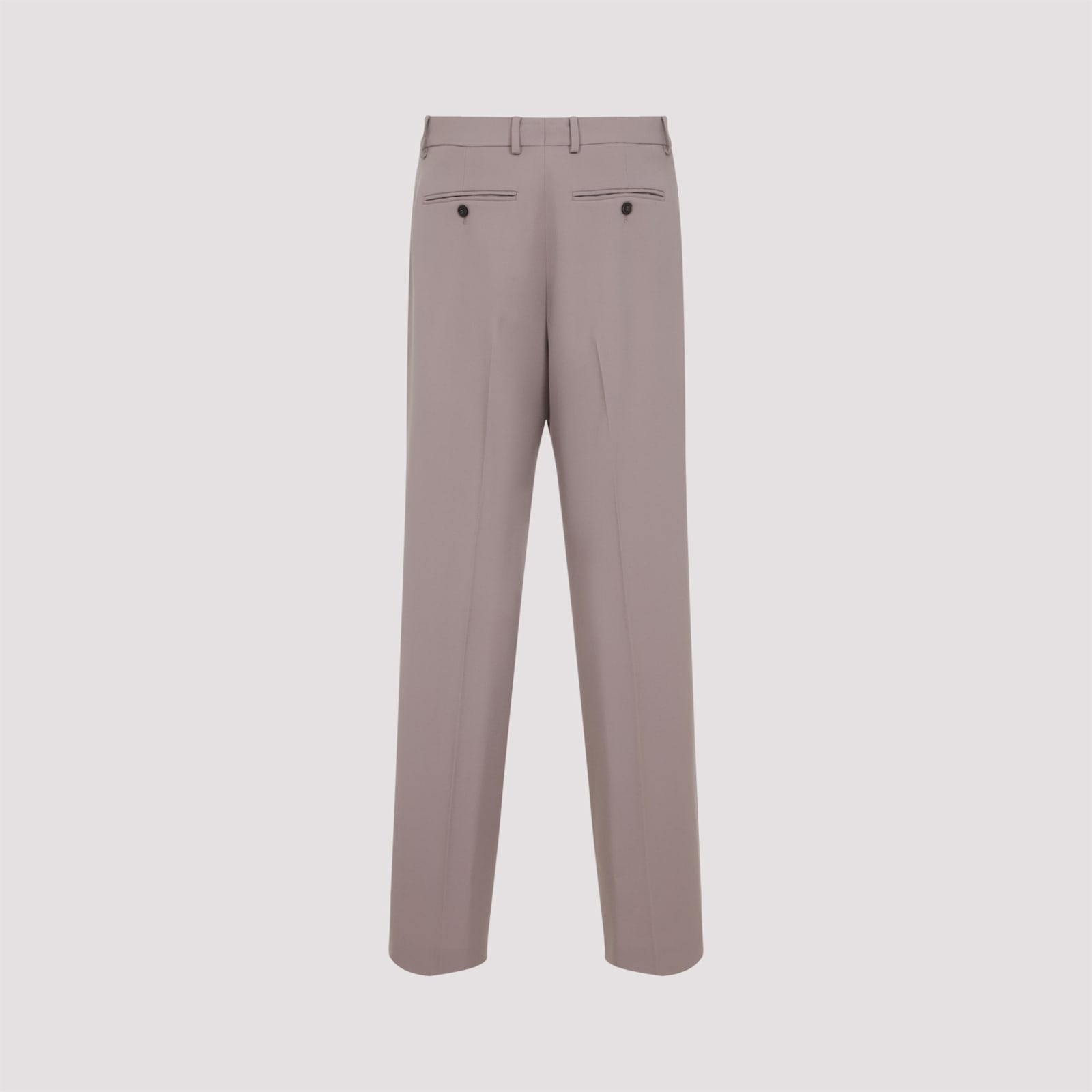 Dries Van Noten Straight-leg Trousers With Clean Front Pleat In Pink