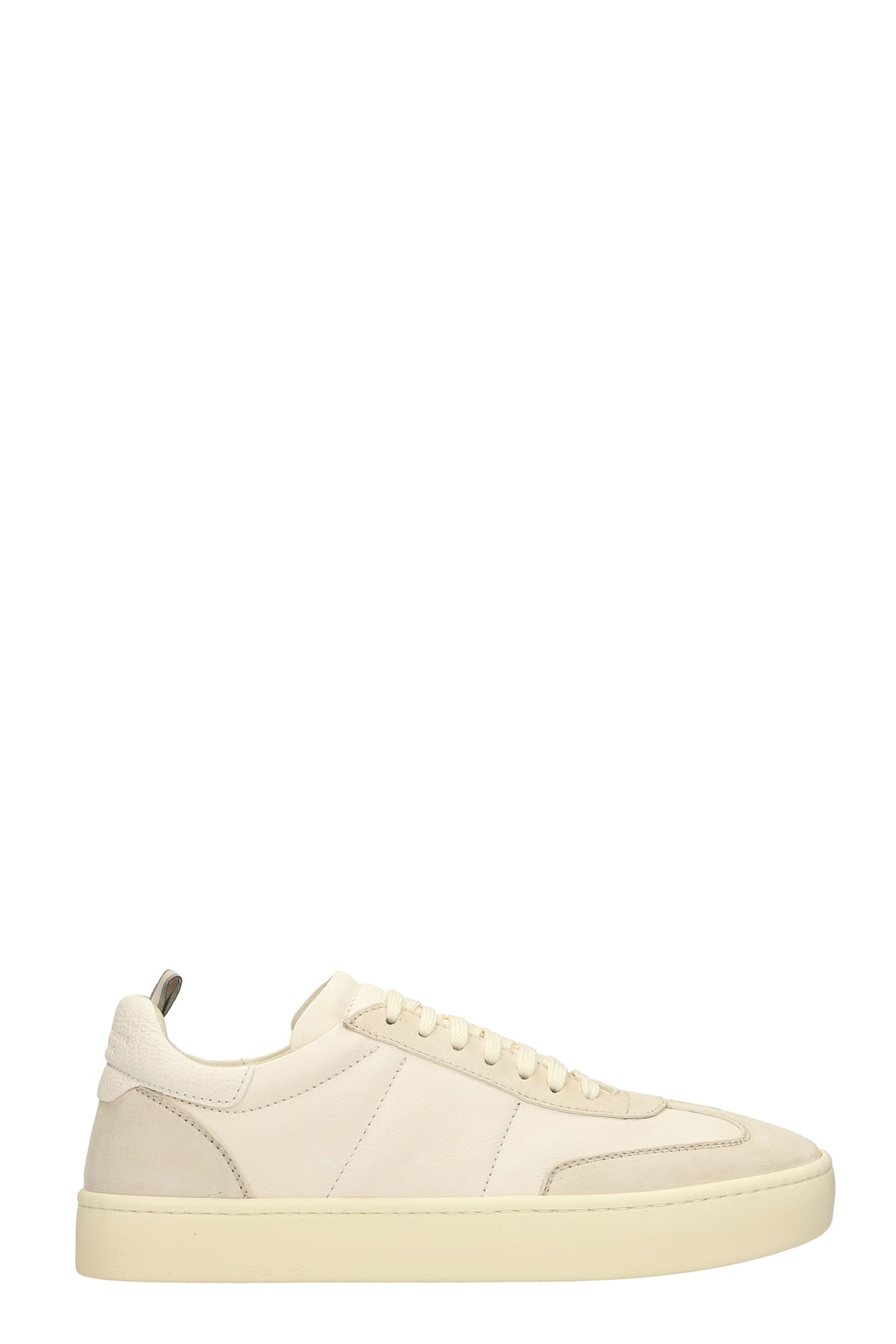 Officine Creative Sneakers In Beige Leather