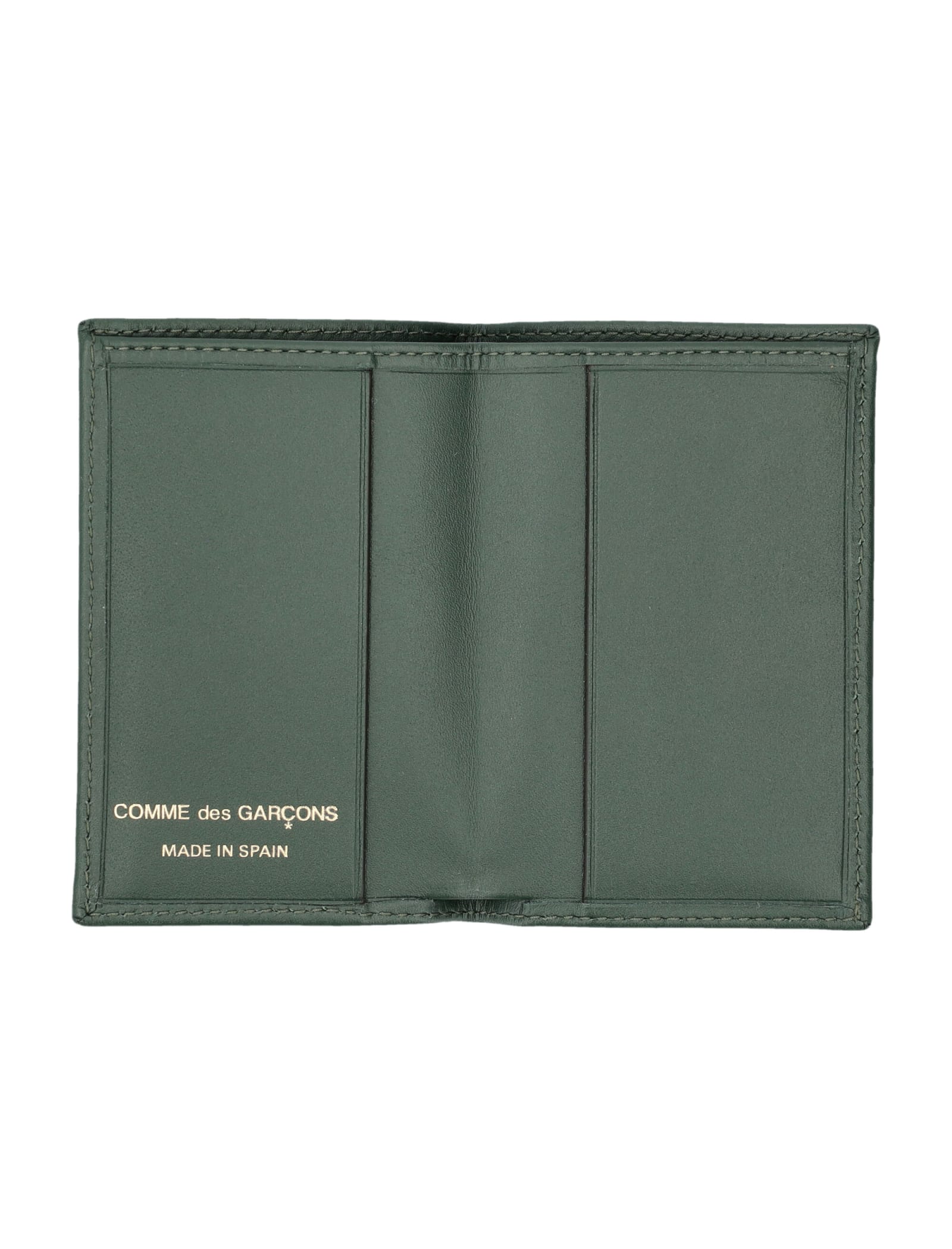 Comme Des Garçons Classic Bifold Wallet In Green