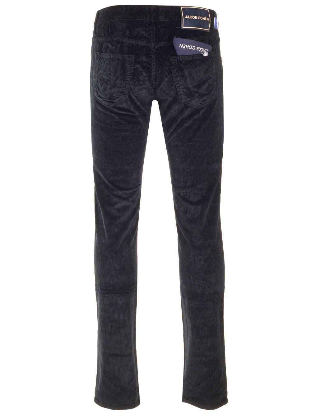 Shop Jacob Cohen Nick Slim Trousers In Blue