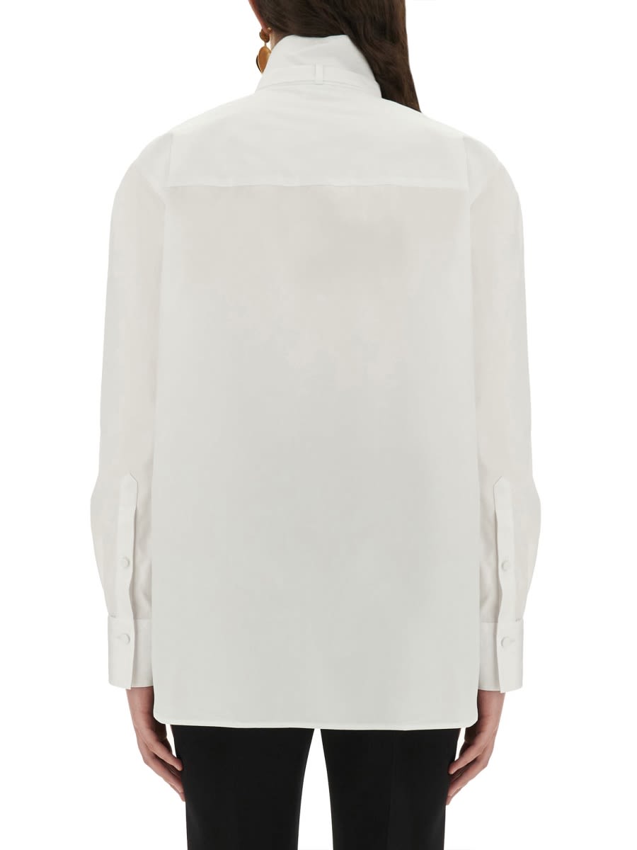 Alexander Mcqueen Tuxedo Shirt In White