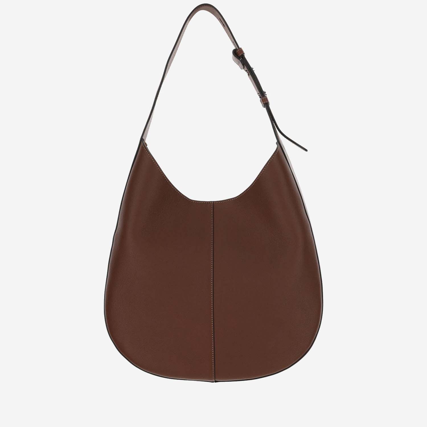 Shop Tod's Small Leather Hobo Tote In S202