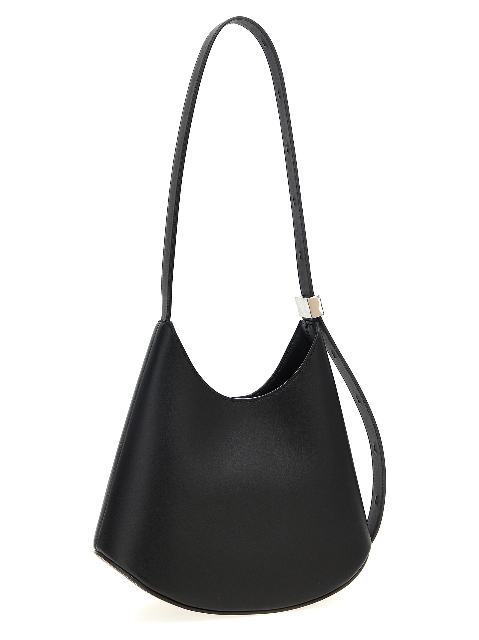 Jil Sander Small Eldorado Shoulder Bag In Black | ModeSens