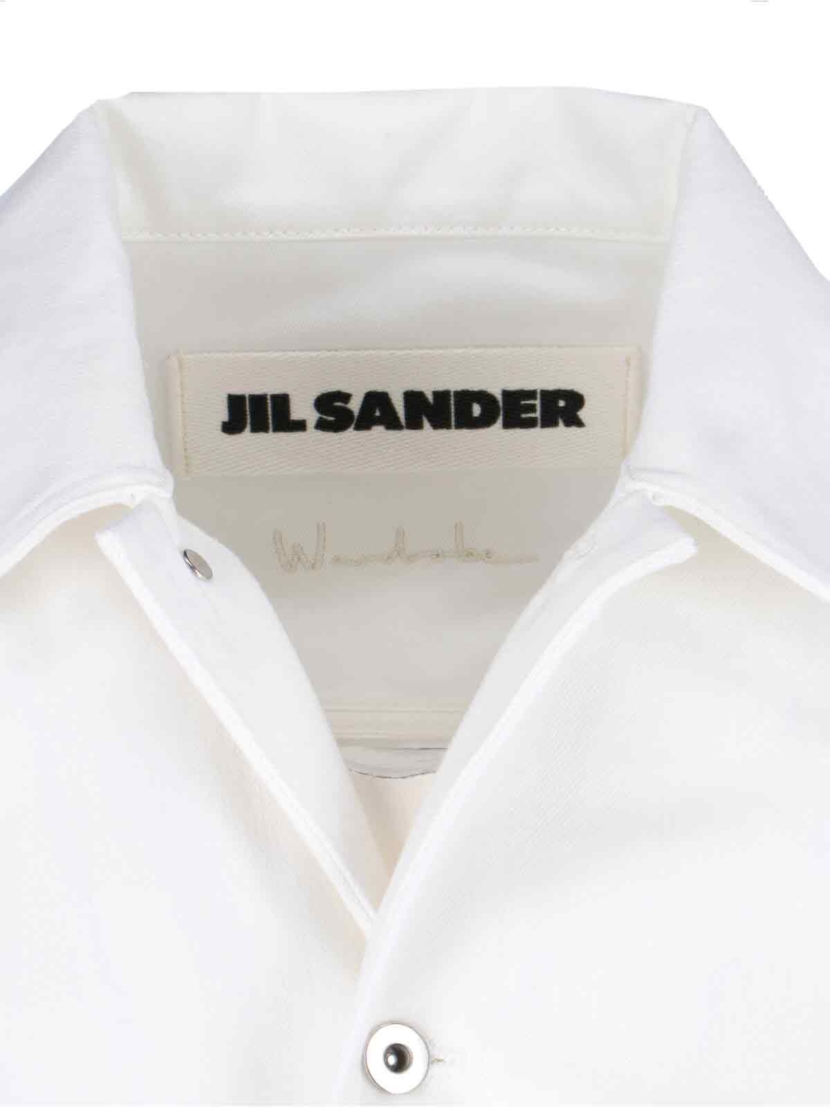 Jil Sander Buttoned Shirt In White