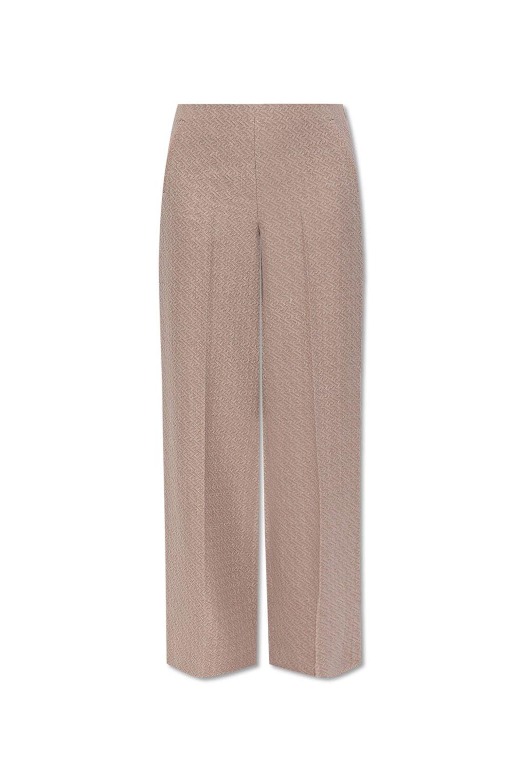 High Waist Wide-leg Trousers