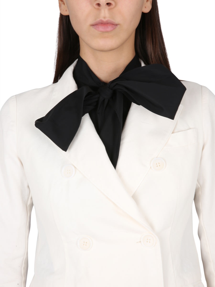 Aspesi Women's Double-breasted Jacket In Ivory