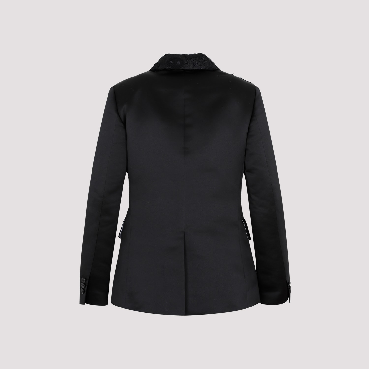 Shop Comme Des Garçons Jacket In Black X Black