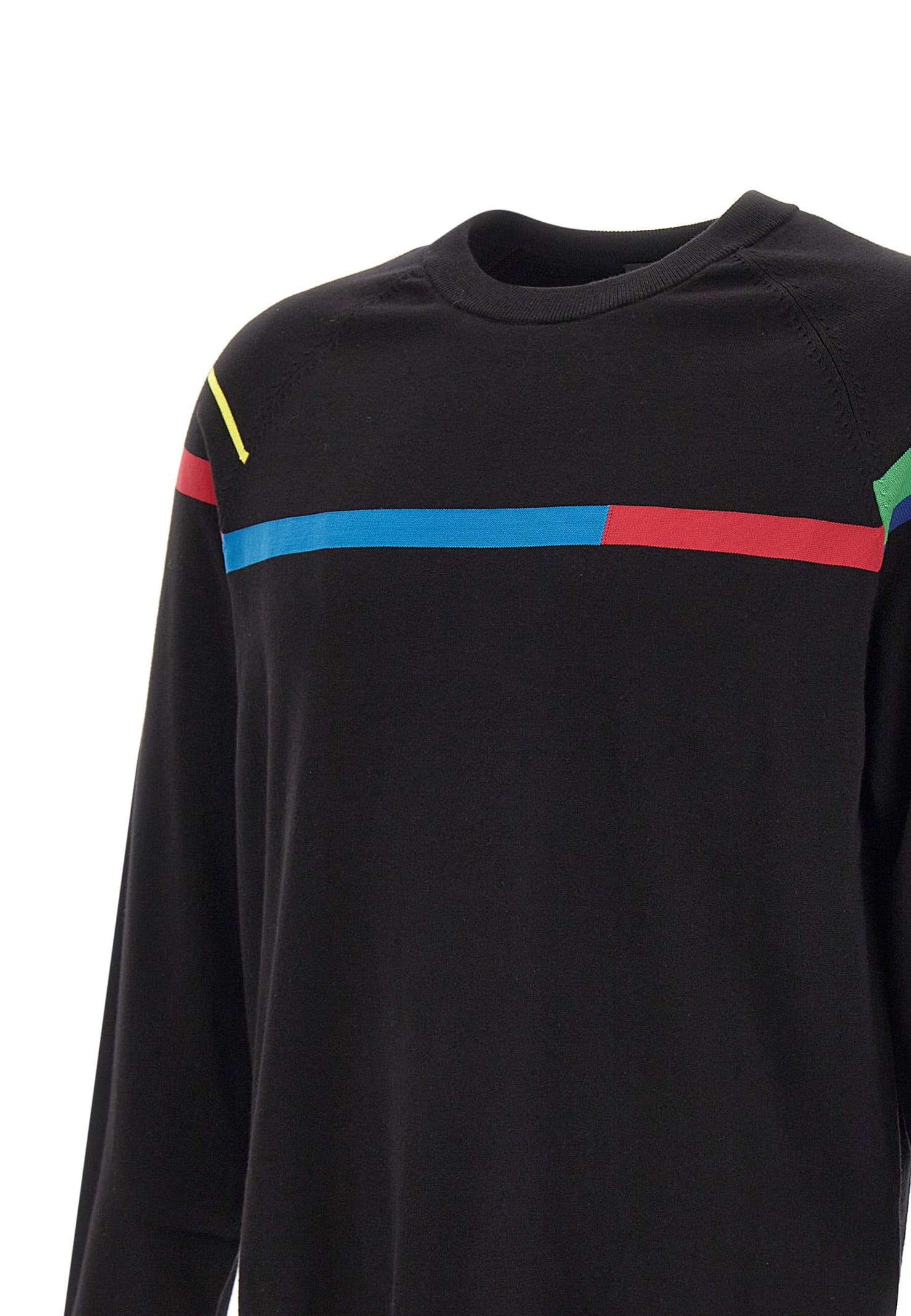 Shop Ps By Paul Smith Organic Cotton Sweater In Nero