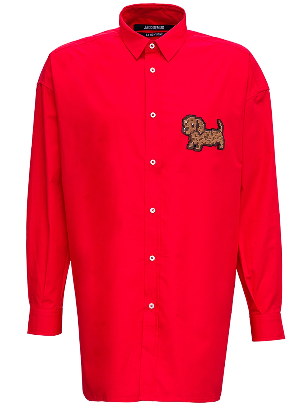 Jacquemus Le Chemise Toutou Red Cotton Shirt