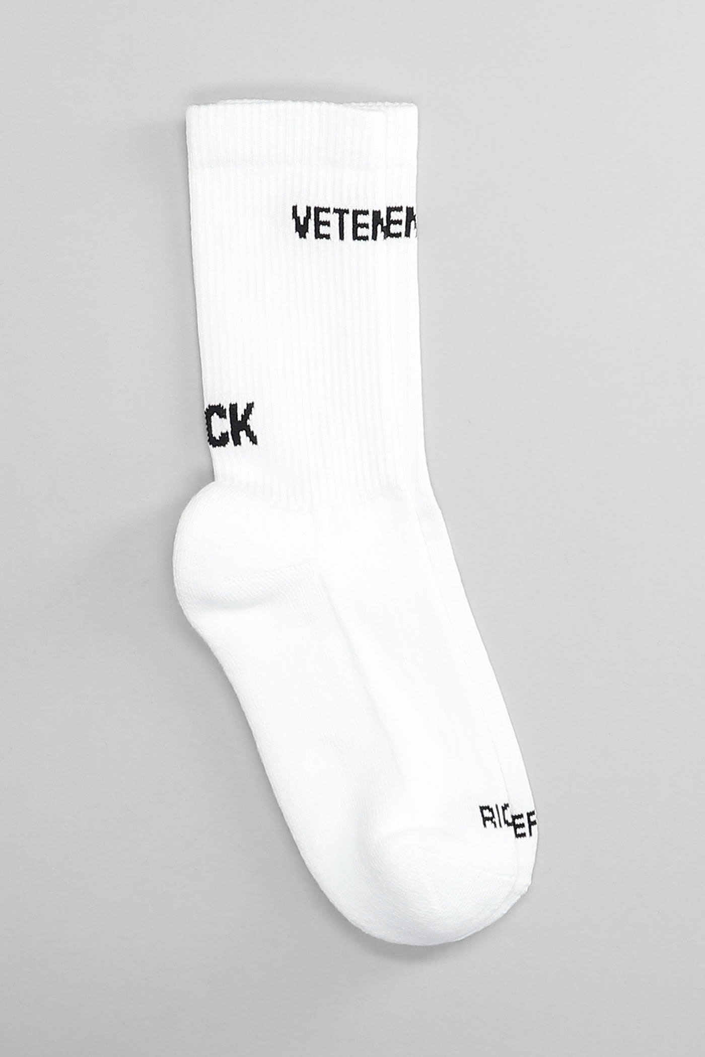 Vetements Socks In White Cotton
