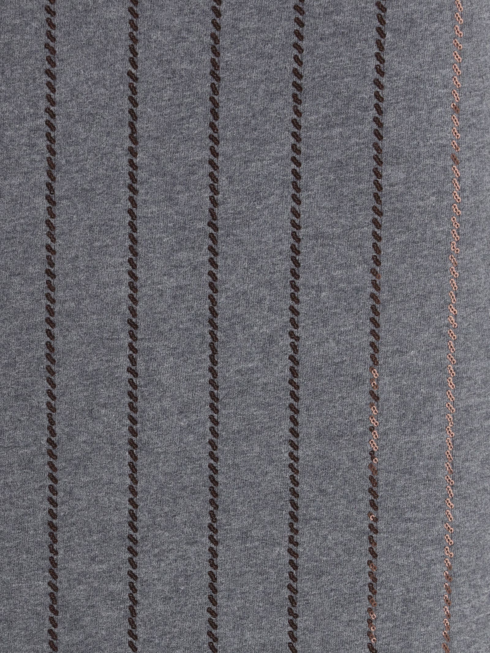 Brunello Cucinelli Pencil Skirt In Gray