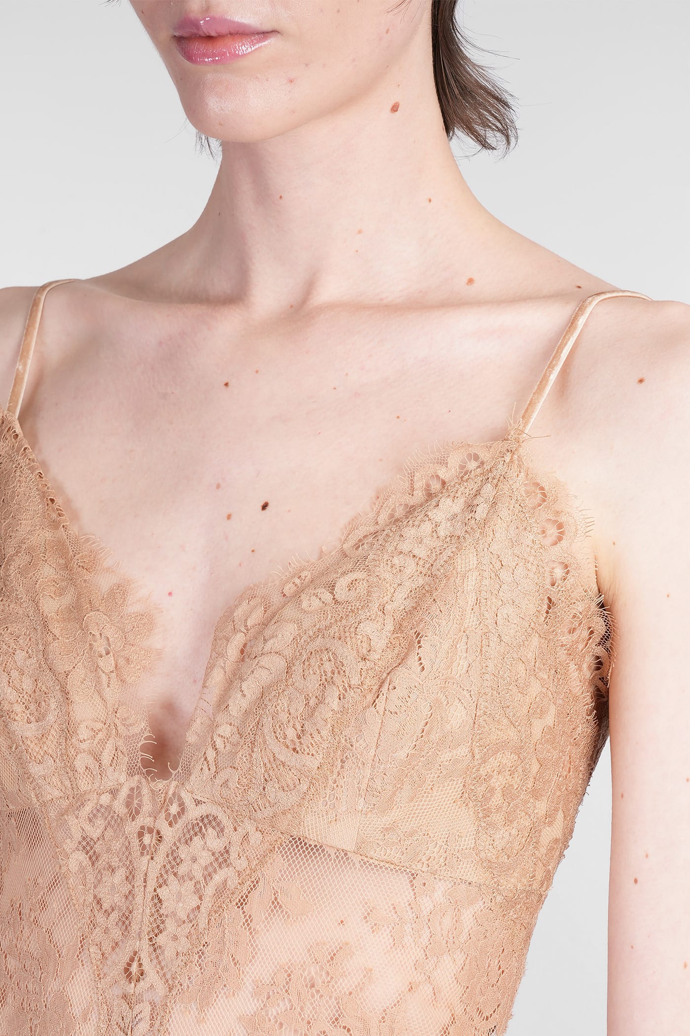 Zimmermann Body In Taupe Polyamide