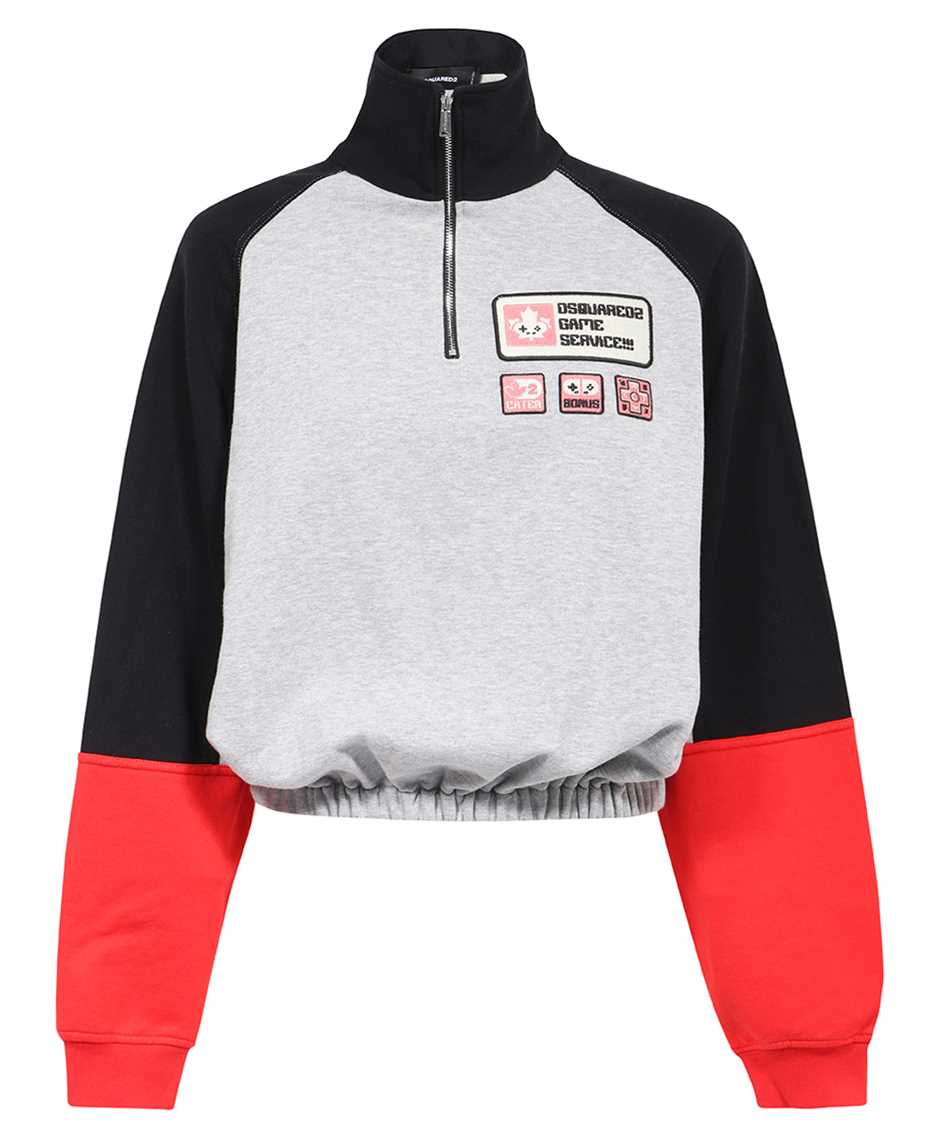 Dsquared2 Cotton Sweatshirt In Gray