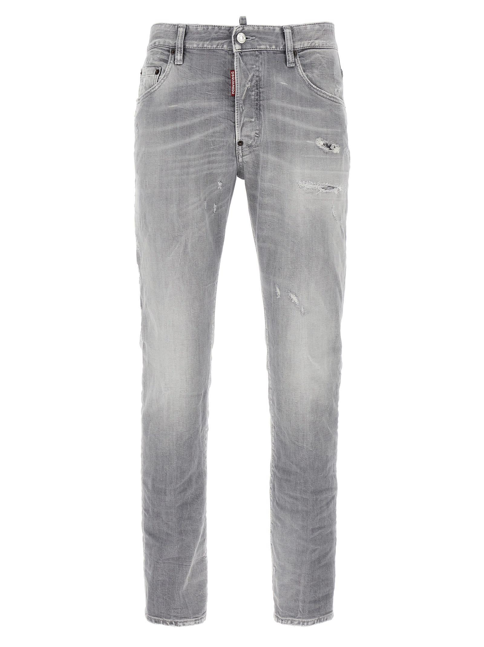 Dsquared2 Grey Skater Jeans In Gray