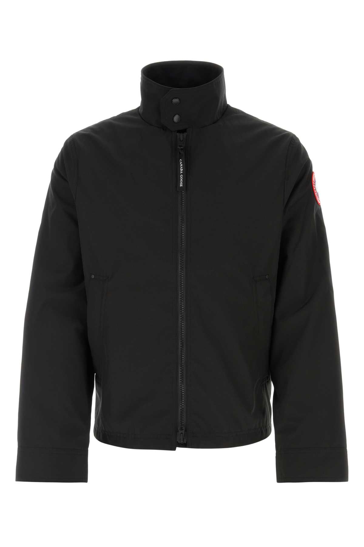 Black Polyester Blend Rosedale Jacket