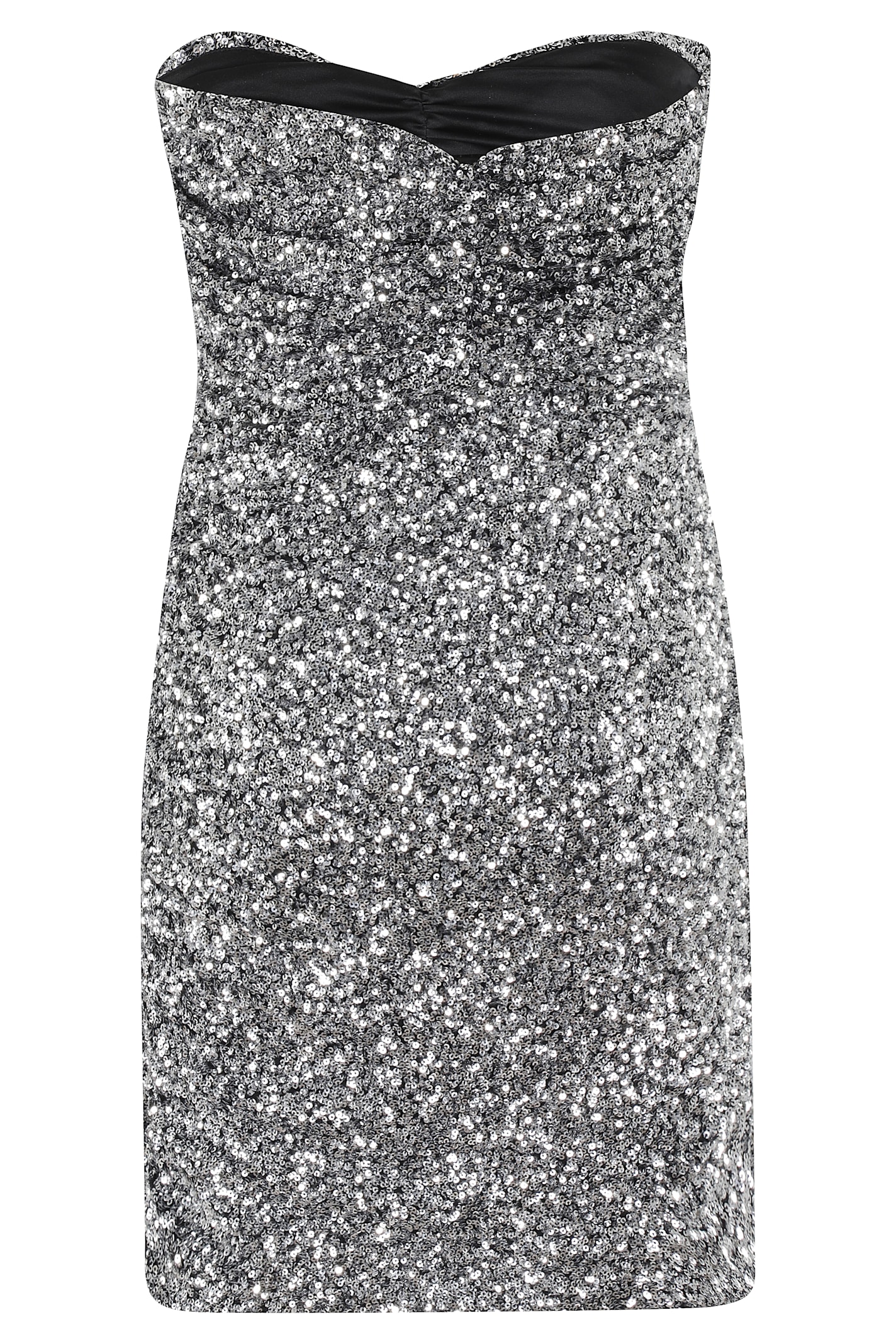 Amen Dress In Paillettes In Silver