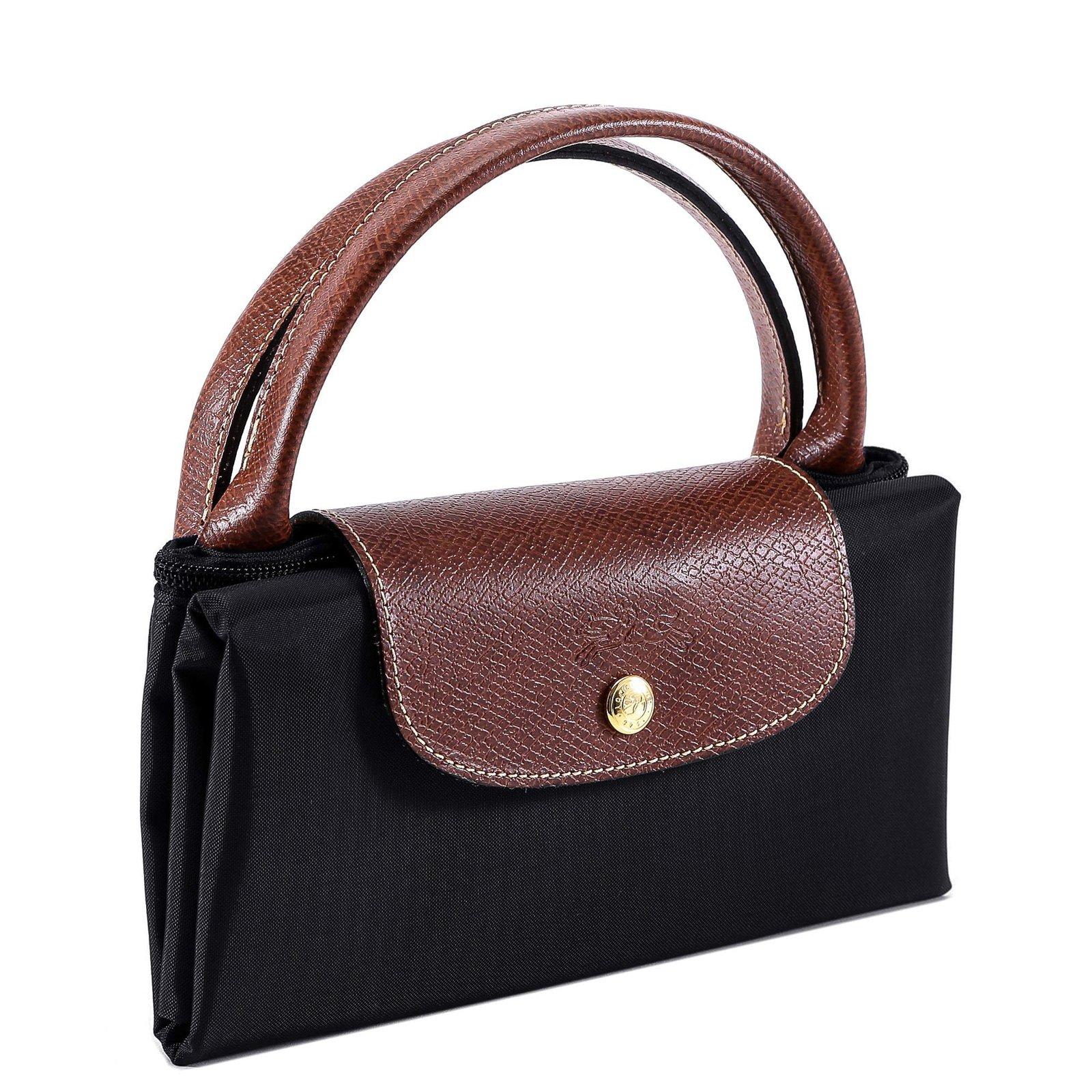 Longchamp Le Pliage Large Travel Bag In Black