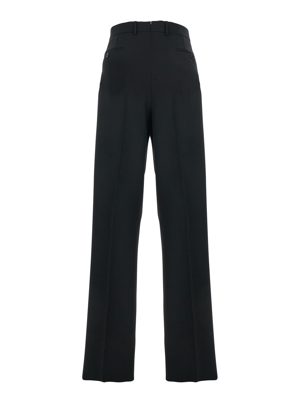 Tom Ford High Twist Broken Twill Double Pleat Trousers Clothing In Gray