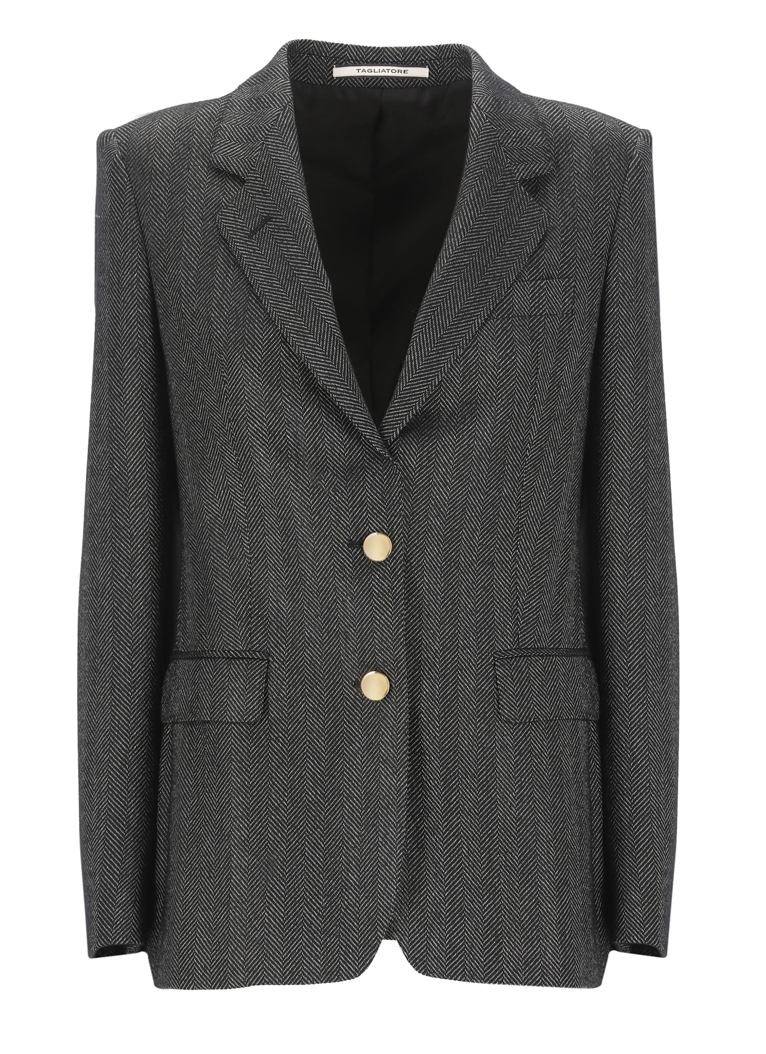 Shop Tagliatore Parigi Blazer In Black