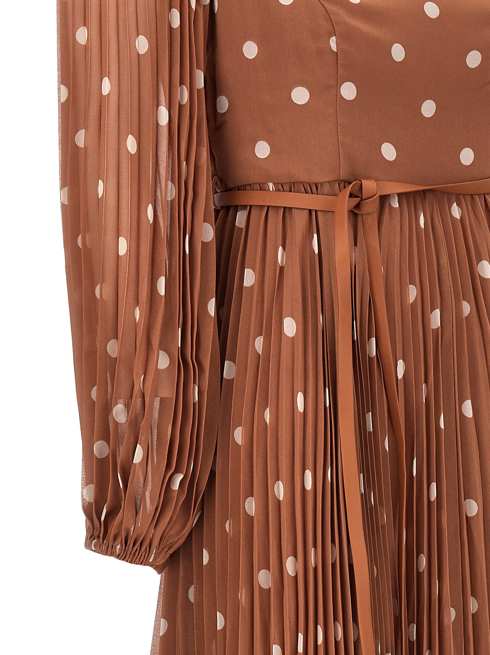 Shop Zimmermann Sunray Midi Dress In Brown