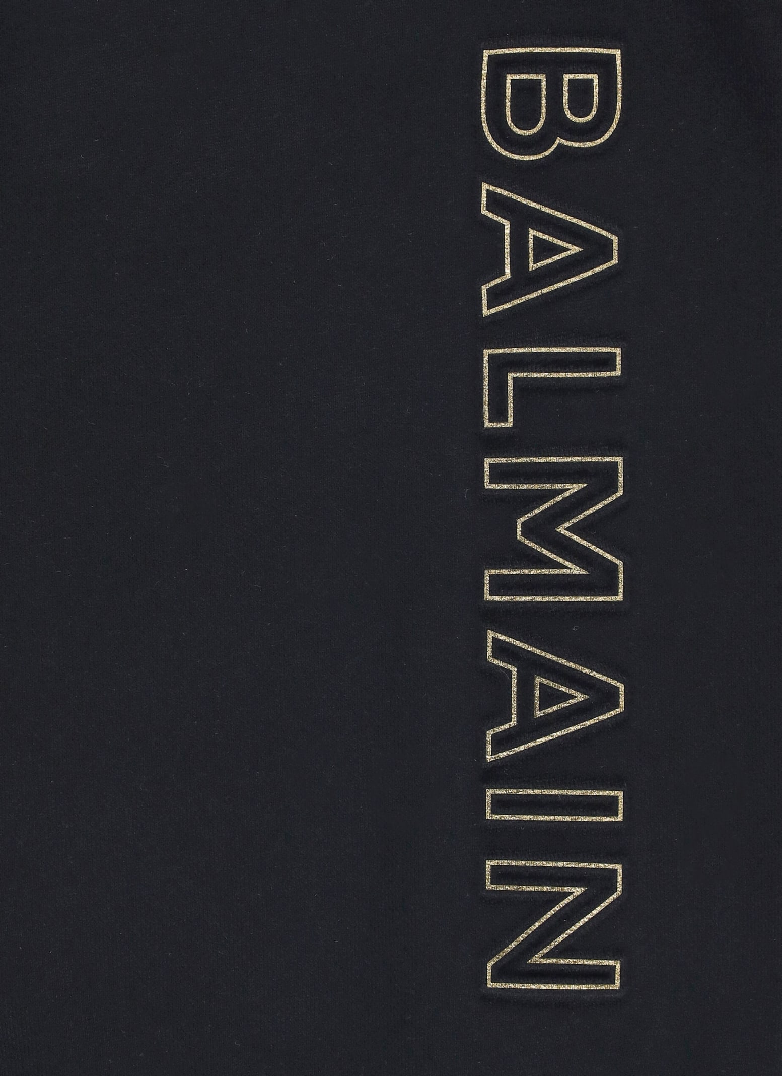 Shop Balmain Logoed Sweatshirt In Or