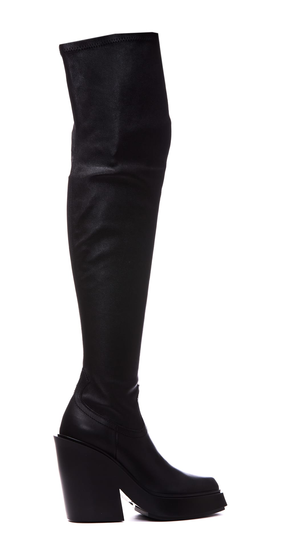 Vic Matie Vic Matiē Woman Boot Black Size 8 Leather In Black