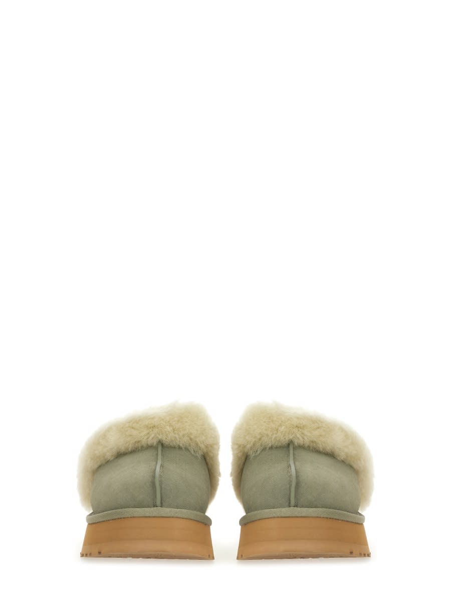 Ugg Autry Two-tone Leather Medalist Sneakers In Green