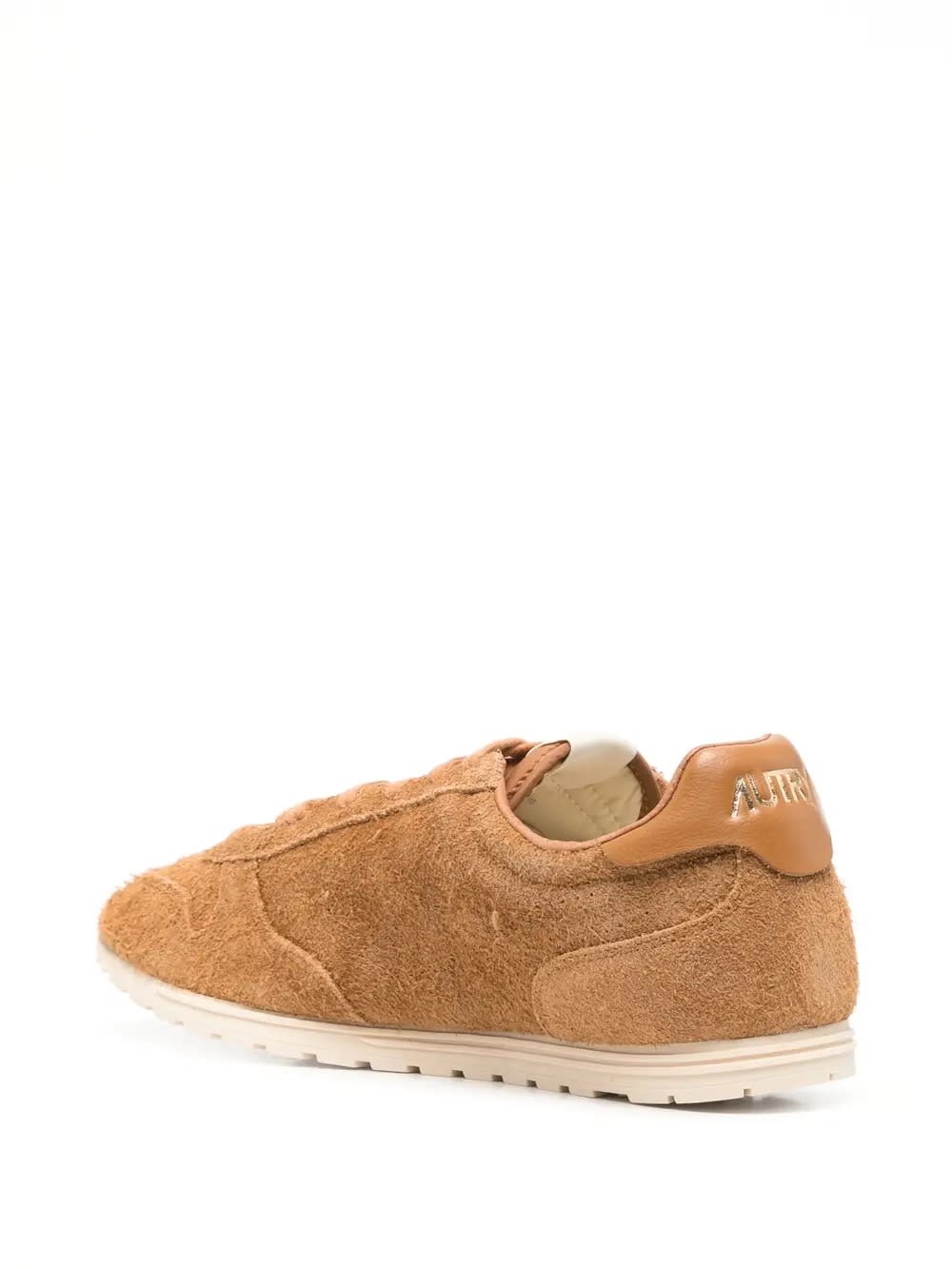 Autry Suede Leather Low Top Sneakers In Brown