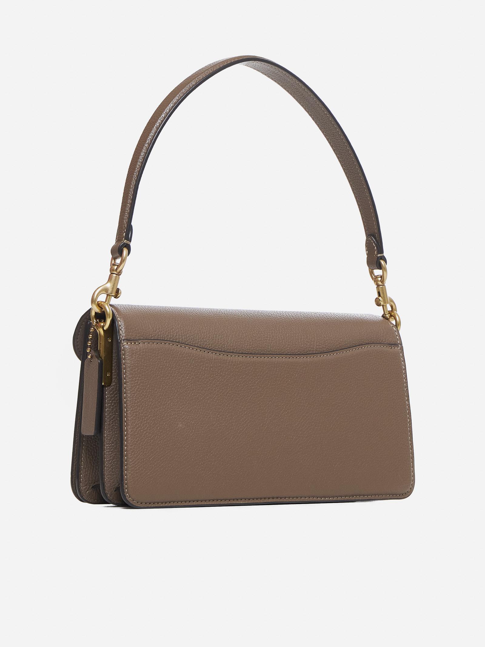 Coach Tabby 26 Leather Shoulder Bag In Gray