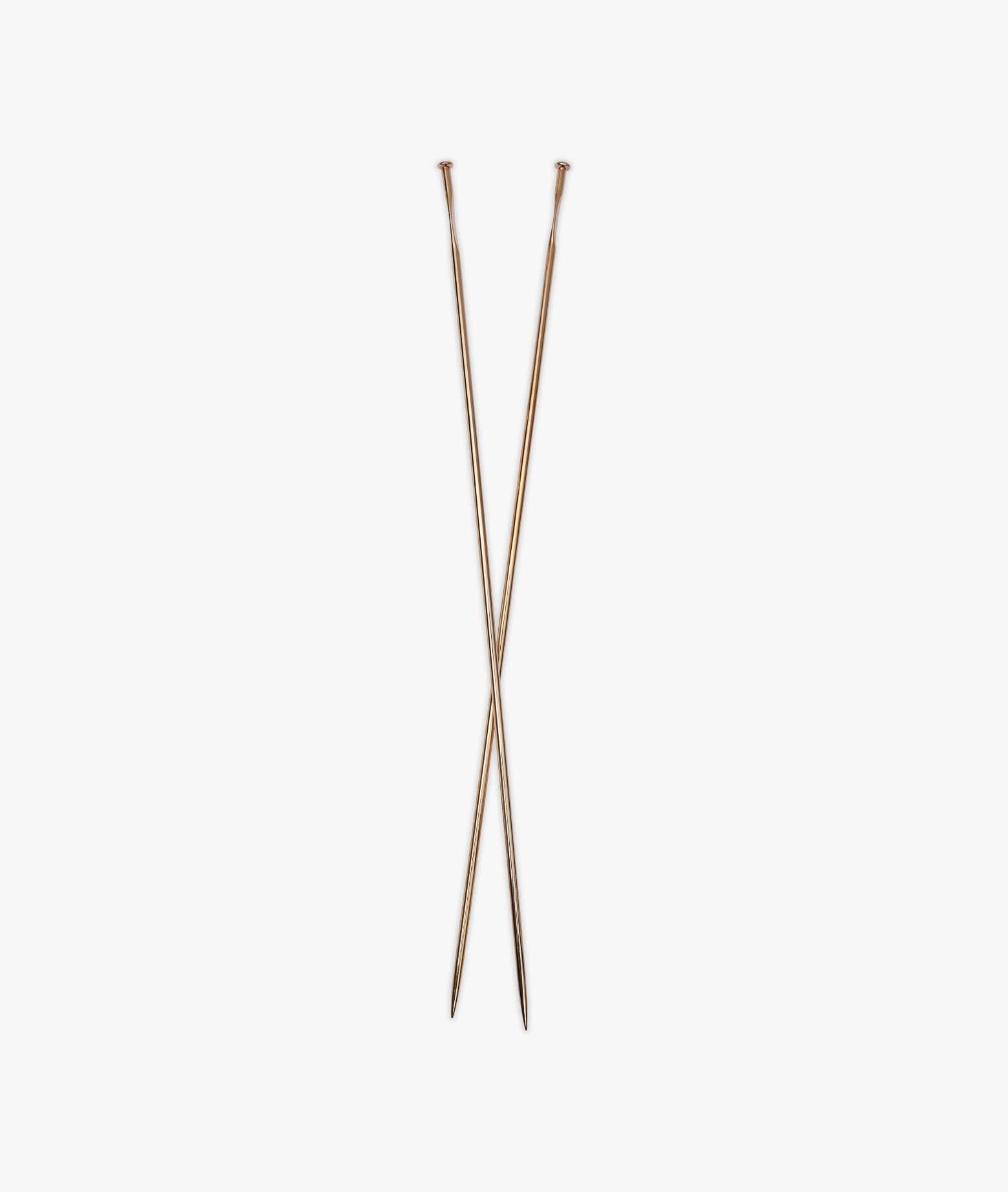 Shop Larusmiani Knitting Needles In Yellow Gold Accessory