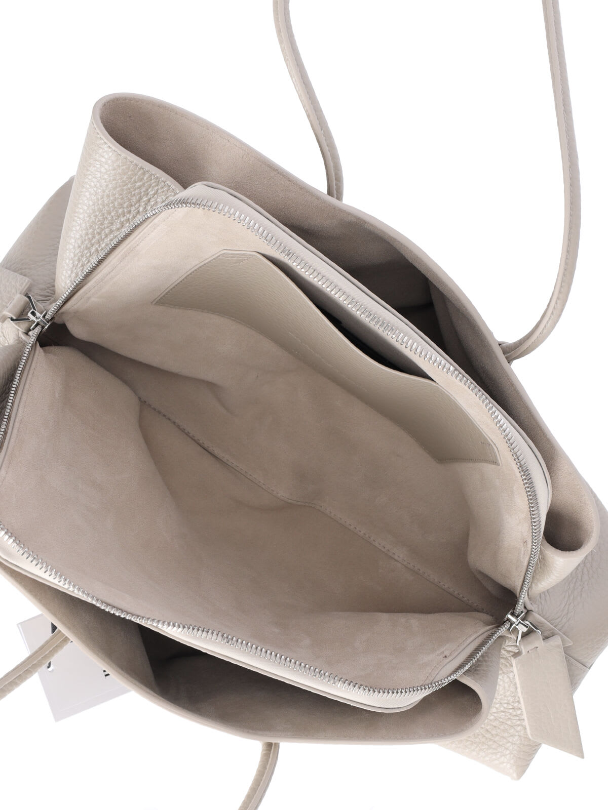 Attico Beige La Passeggiata Medium Shoulder Bag In White