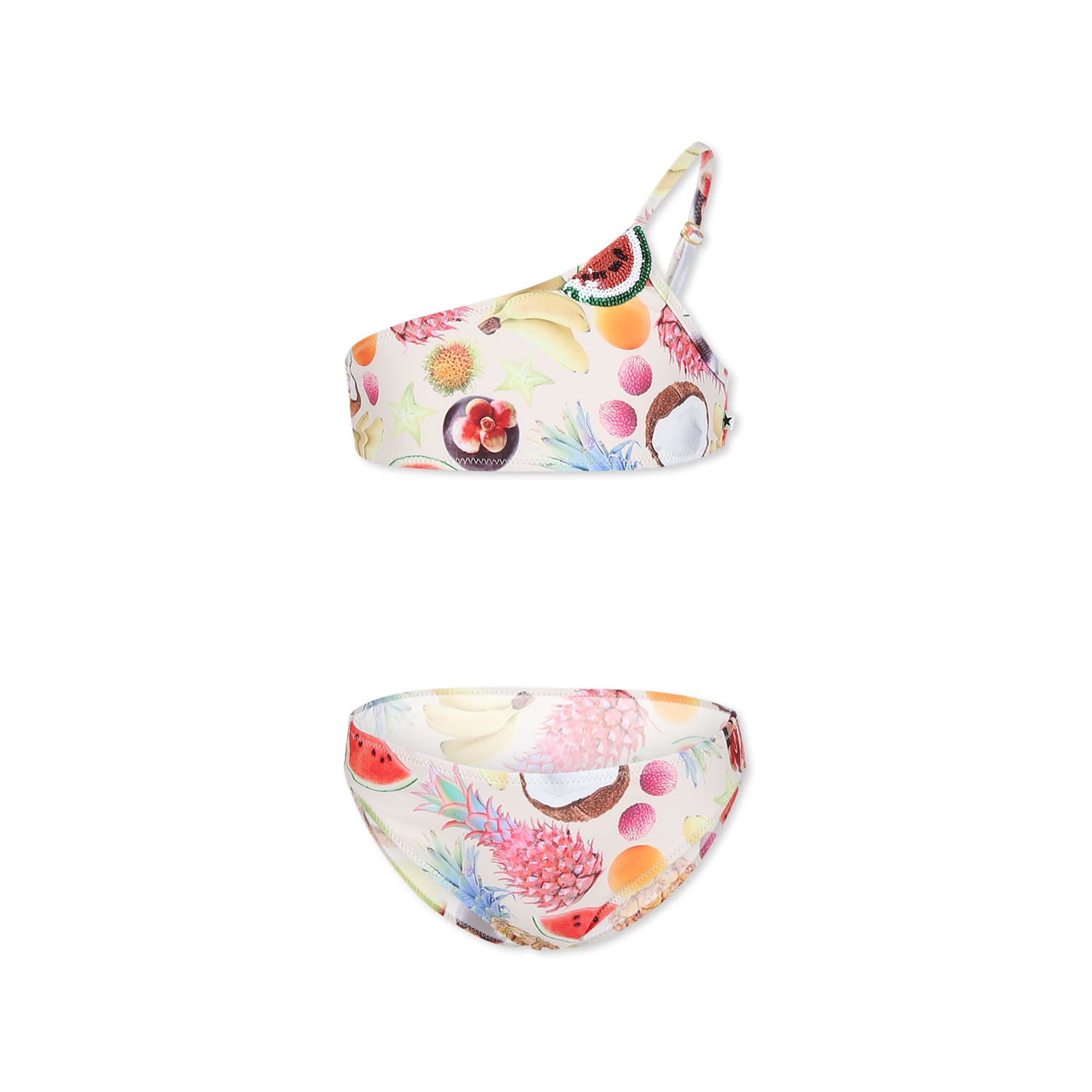 Molo Girls Naja Magical Fruits Bikini In Ivory