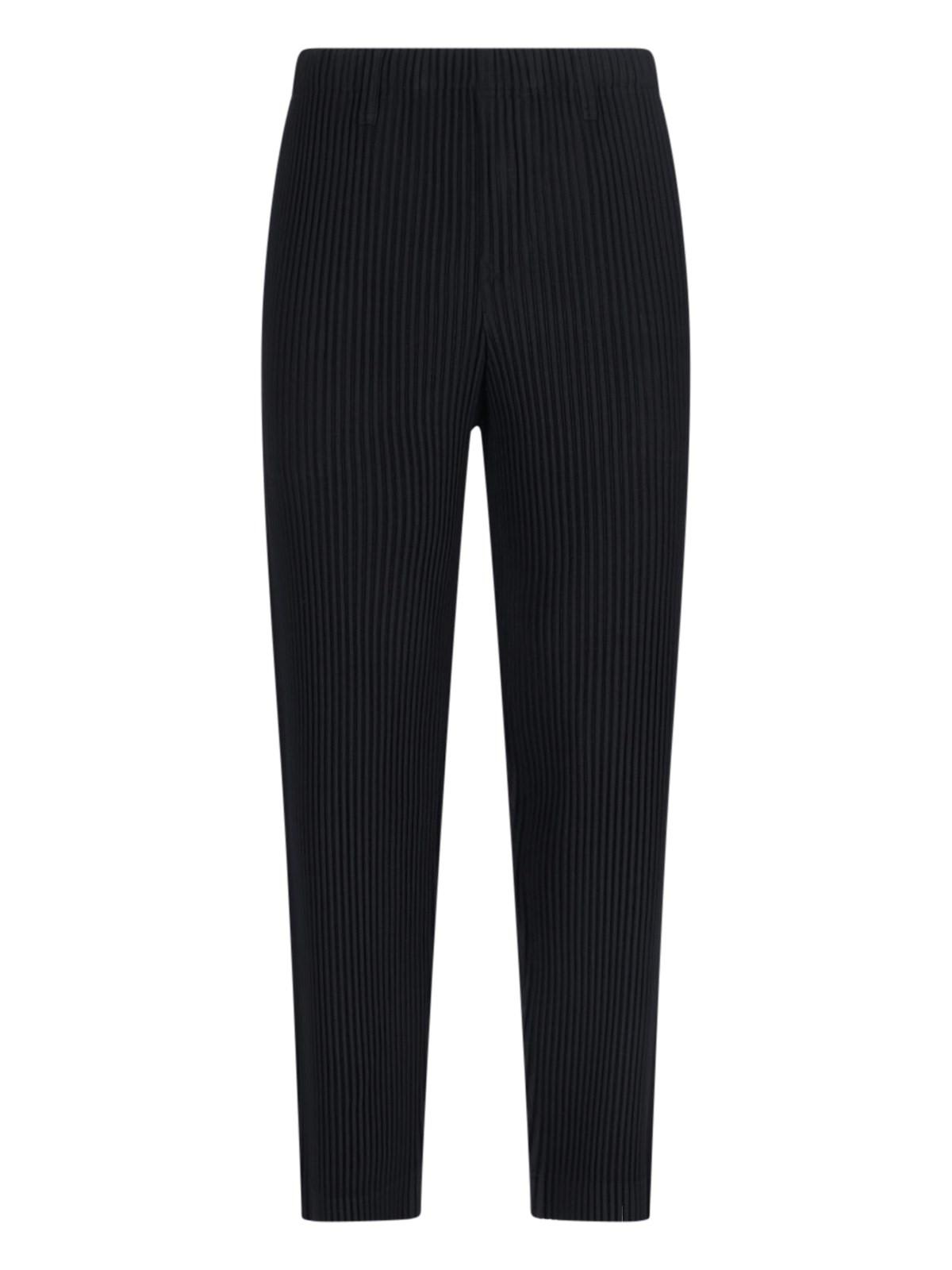 Shop Issey Miyake Pleated Pants In Black