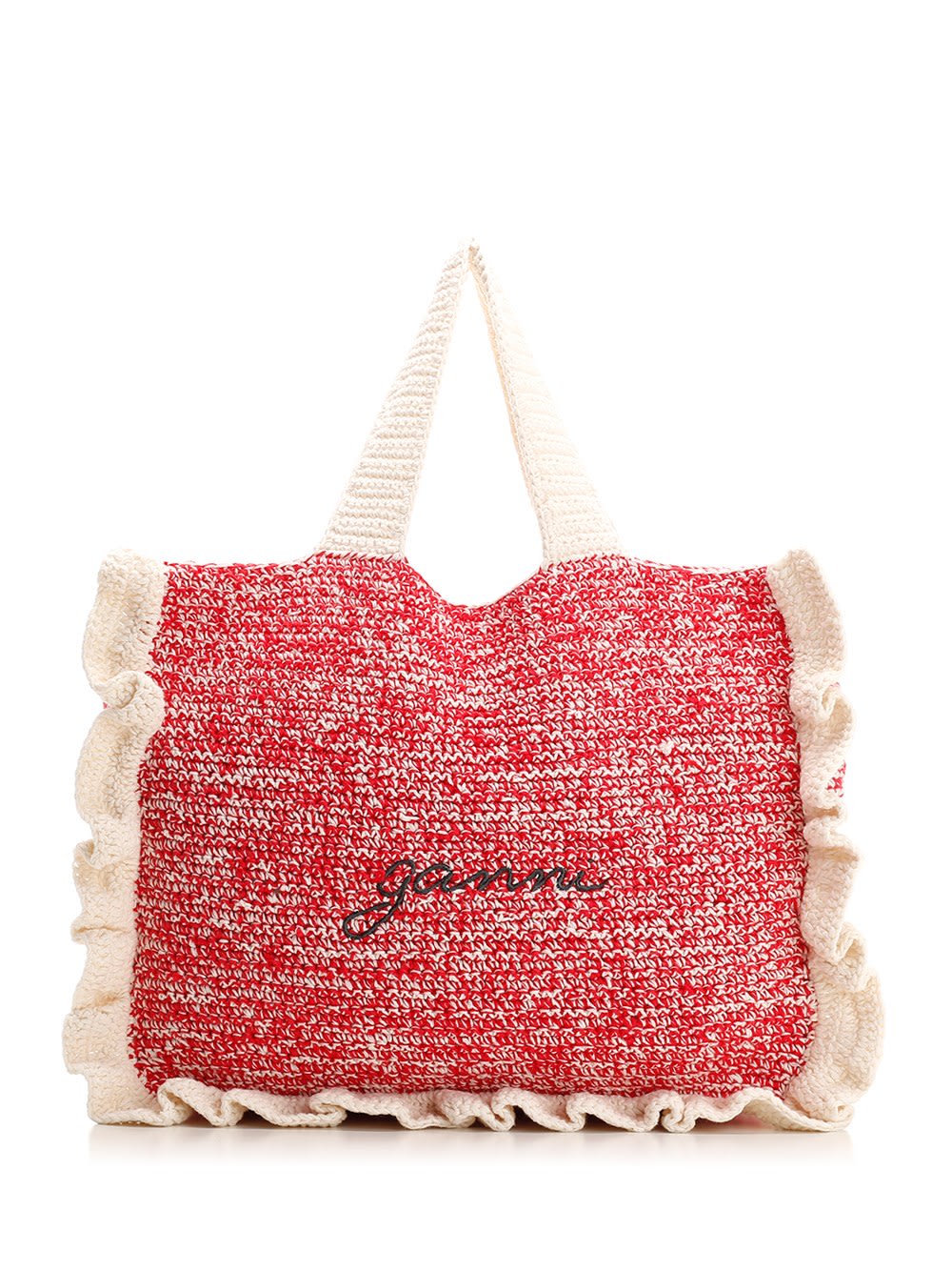 egret Crochet Tote Bag