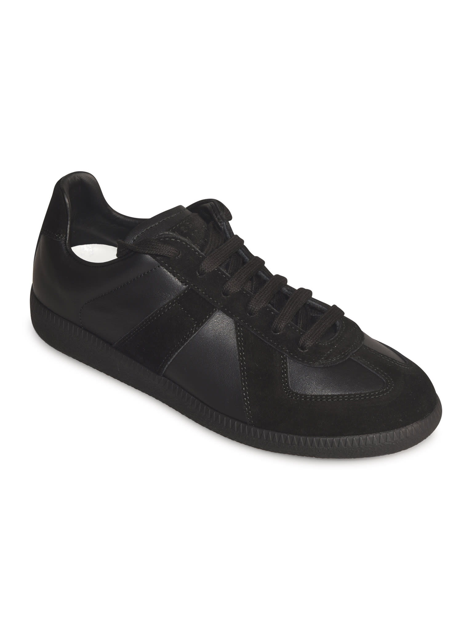 Shop Maison Margiela Replica Sneakers In Black