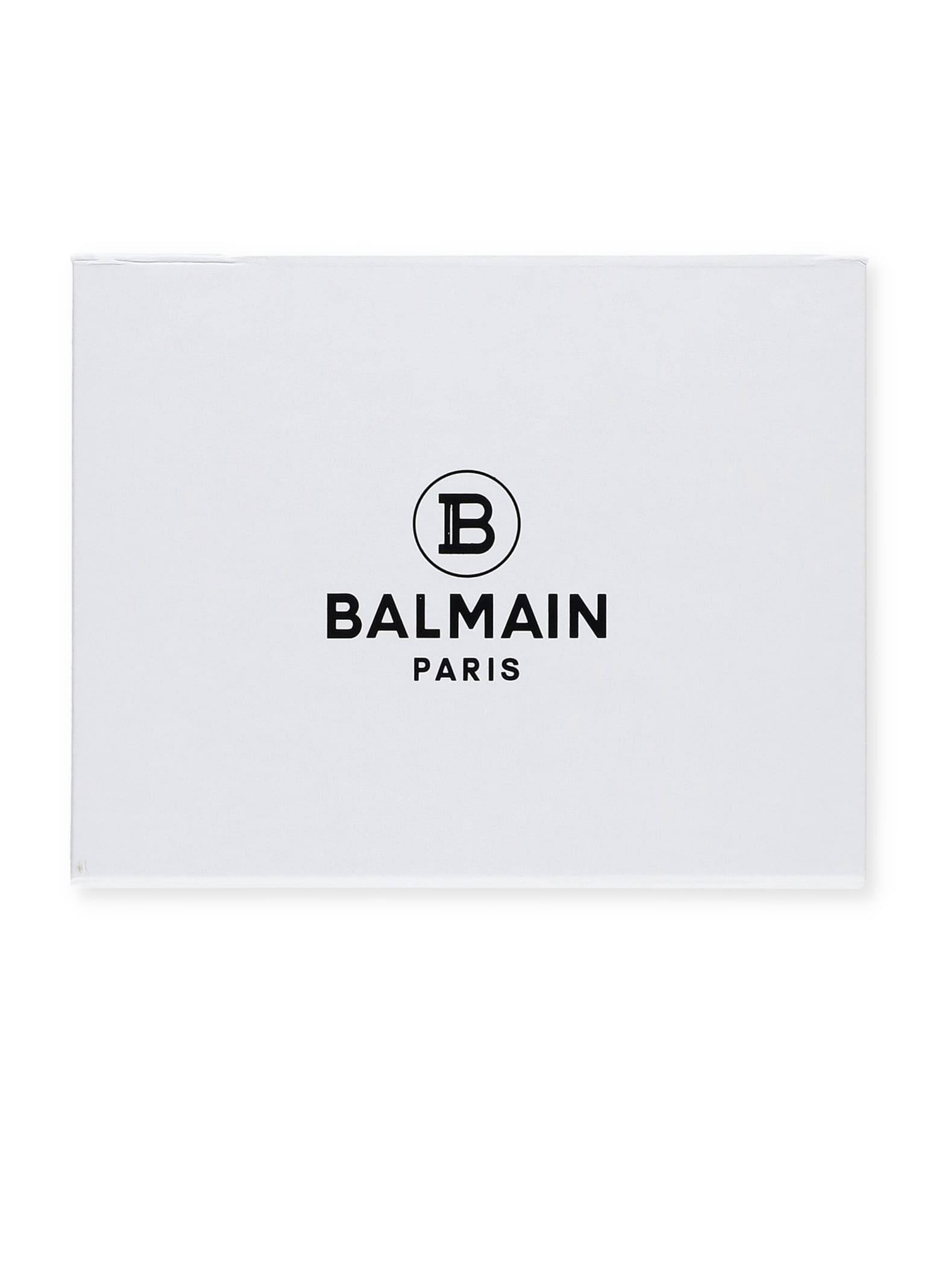Shop Balmain Set With Logo In White