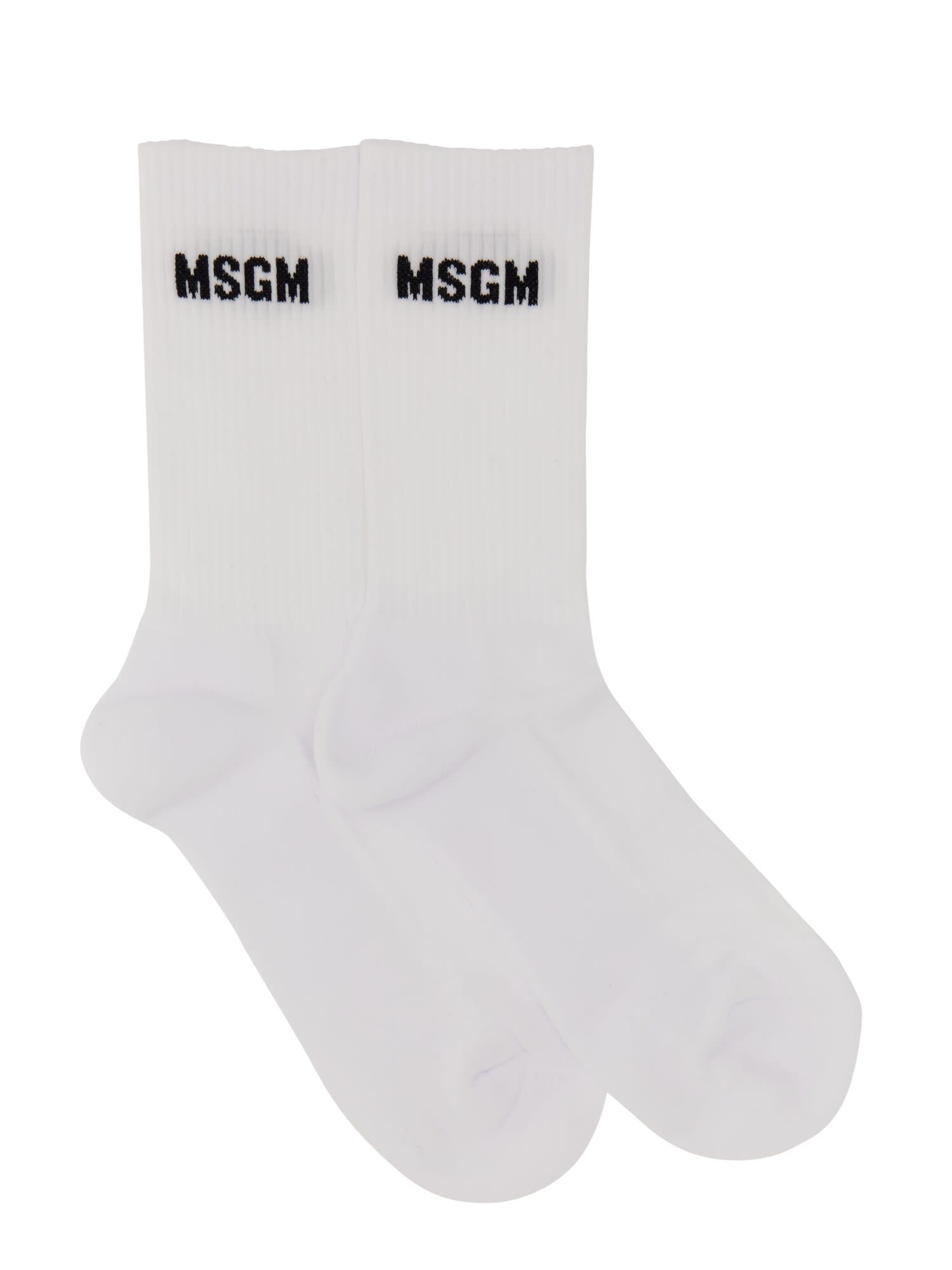 Sock With Logo MSGM