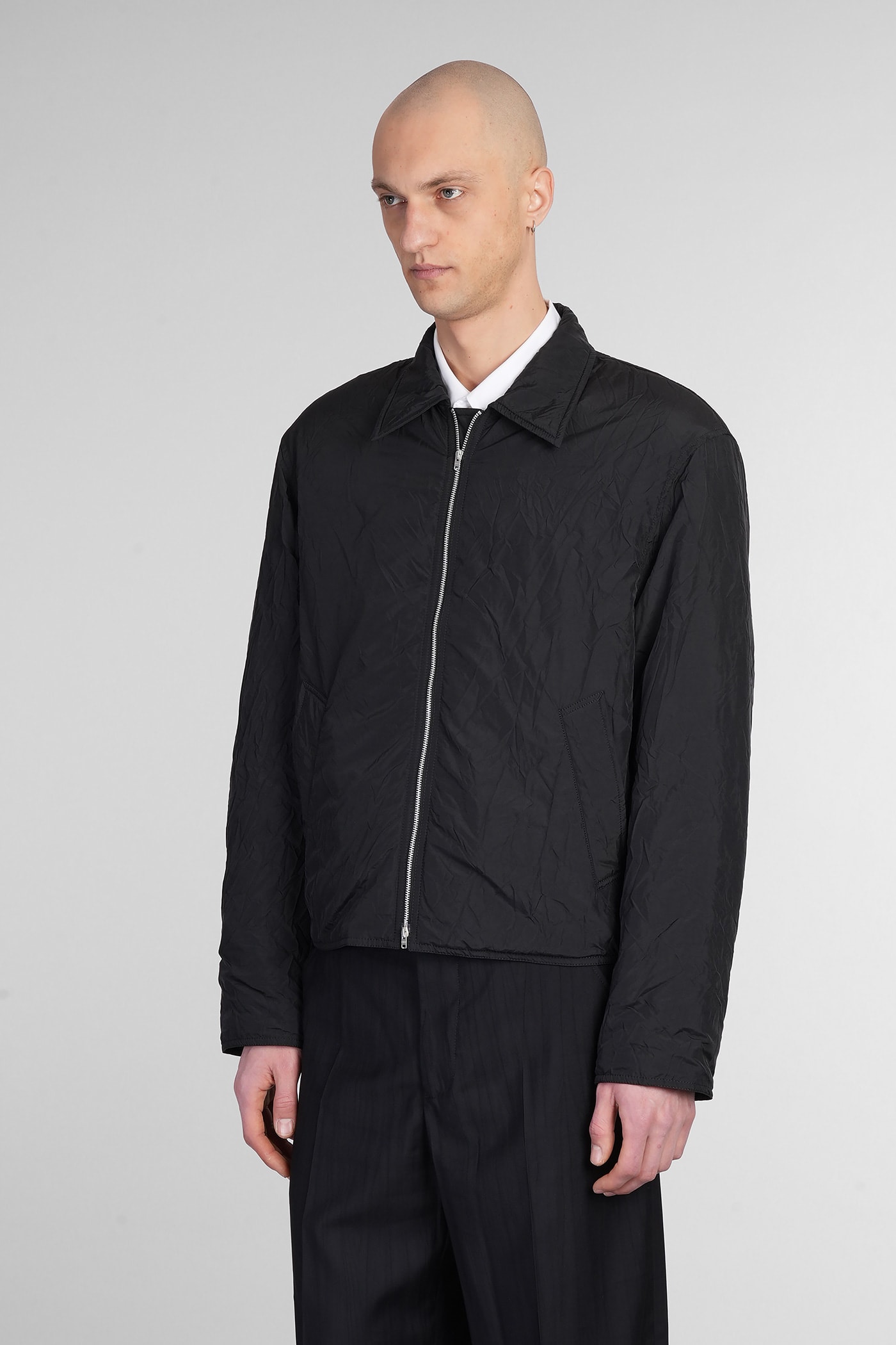 Our Legacy Collared Long Sleeves Side Pockets Jackets In Black