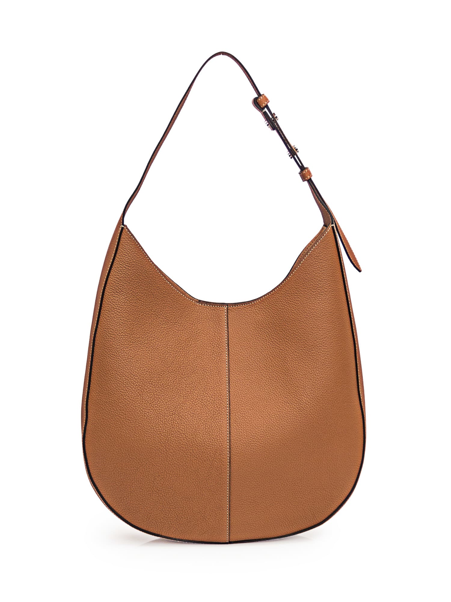 Tod's Di Bag Medium Leather Hobo Bag In Brown