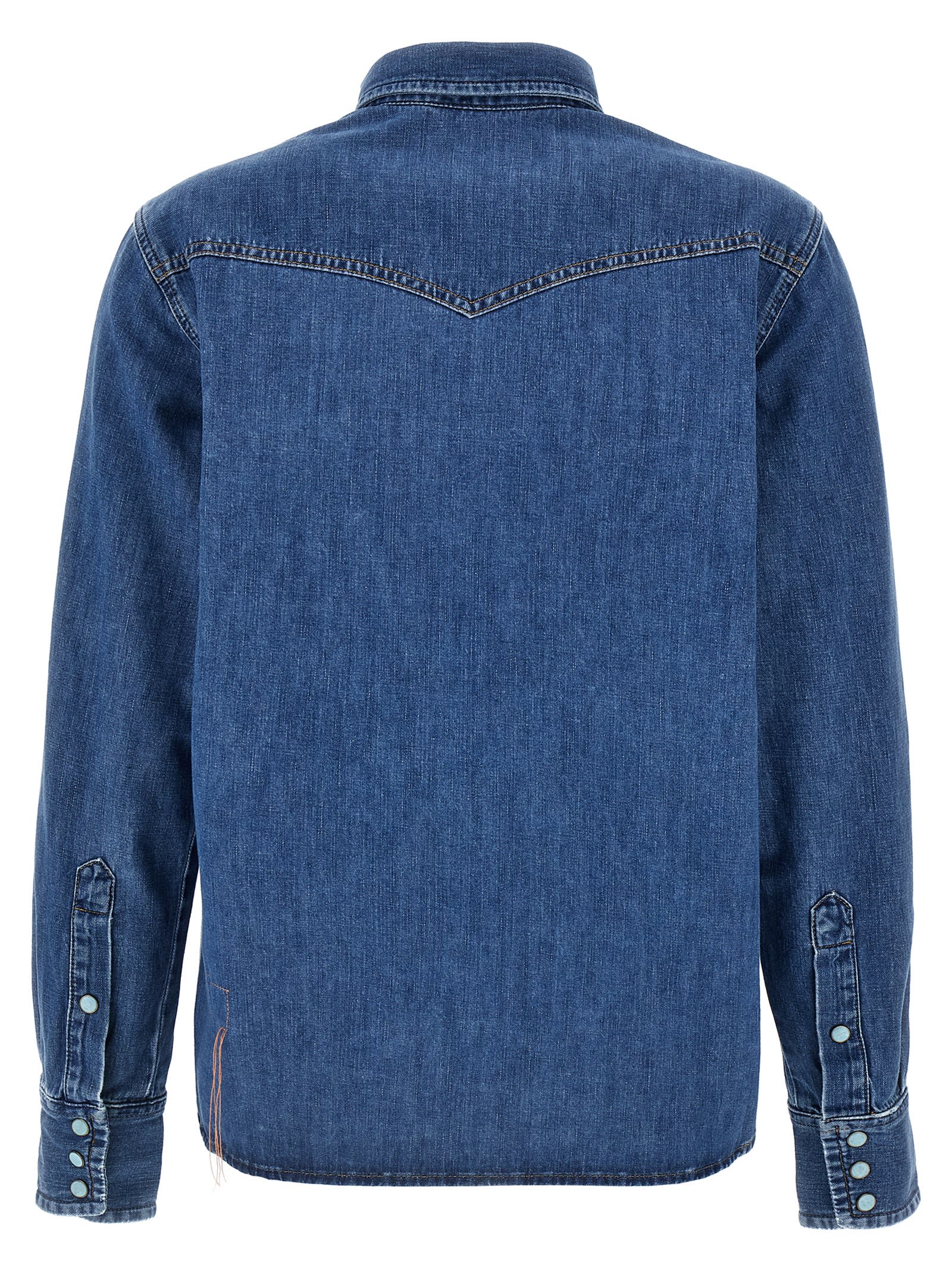 Shop Fortela Ntex Shirt In Blue