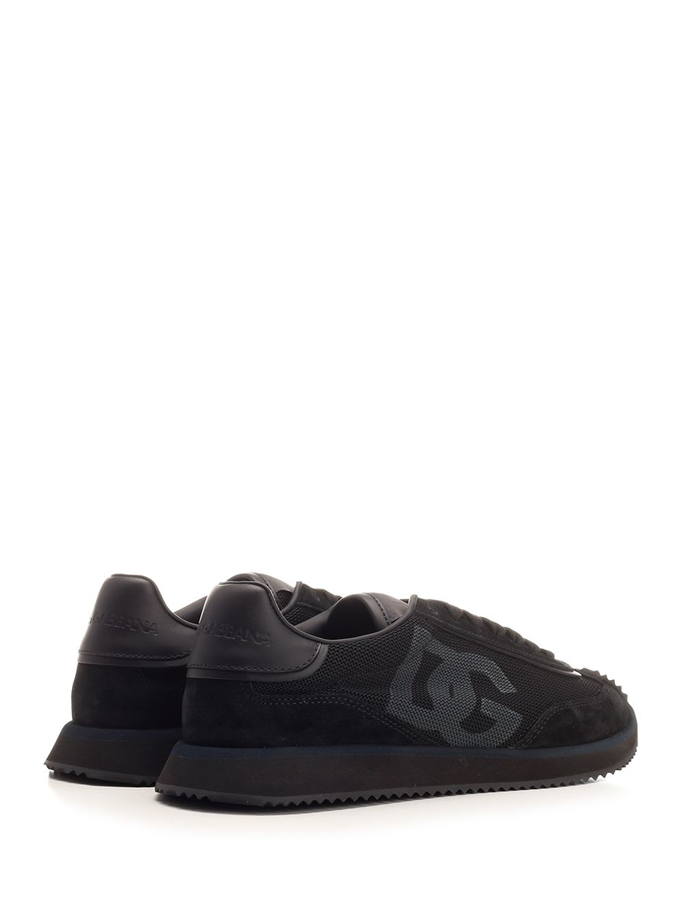 Shop Dolce & Gabbana Dg Cushion Sneaker In Black