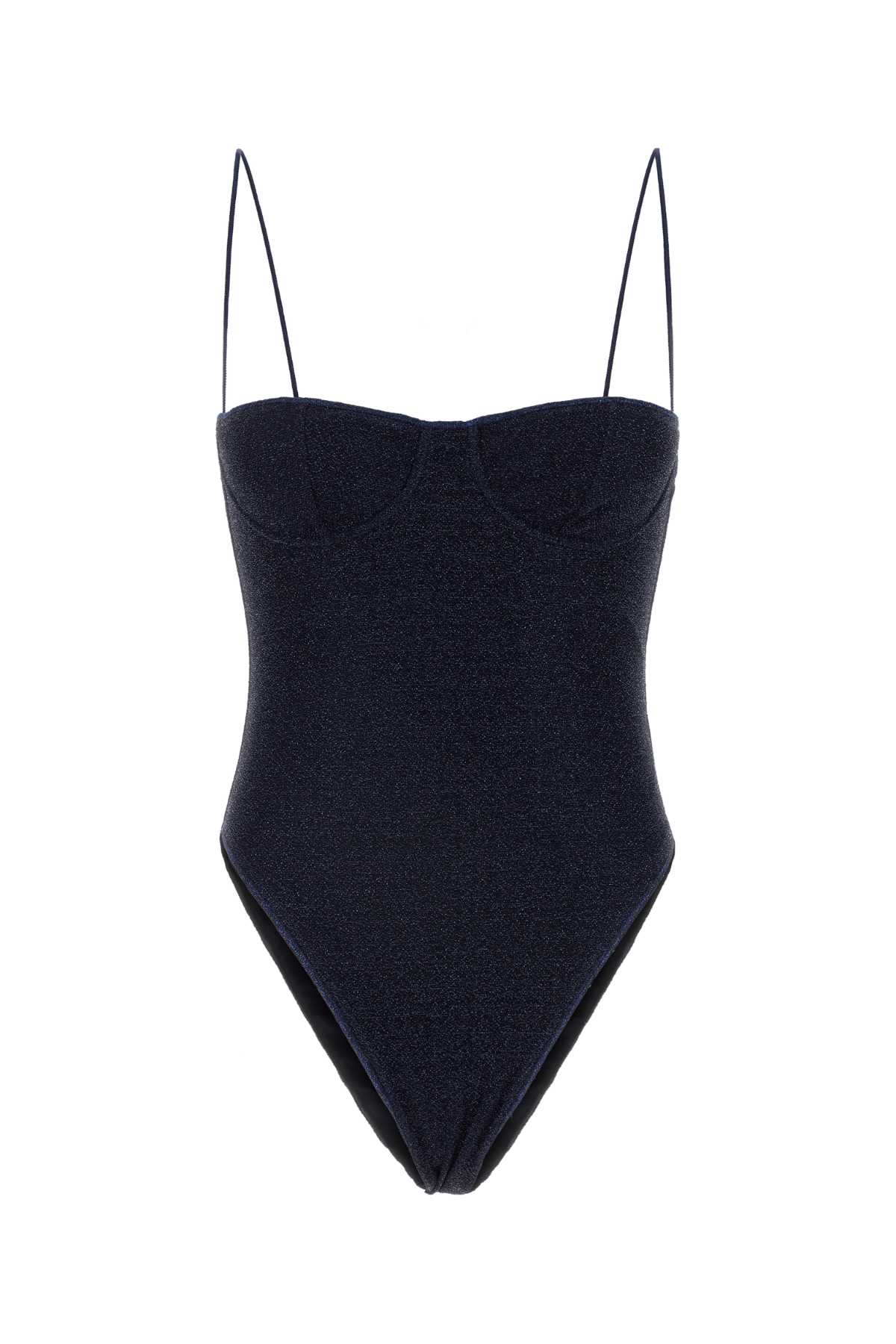 Midnight Blue Nylon Blend Swimsuit