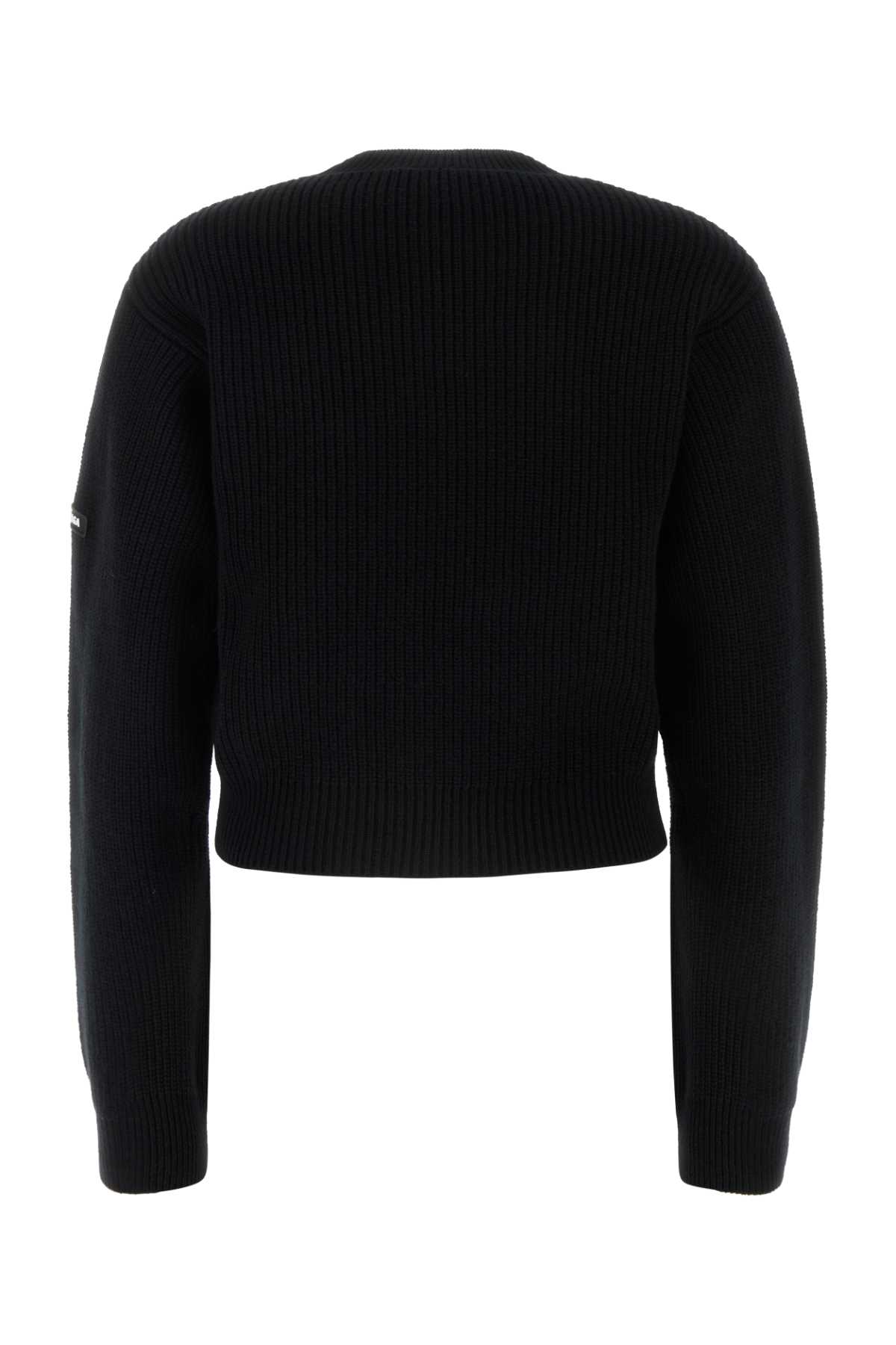 Shop Balenciaga Black Wool Sweater