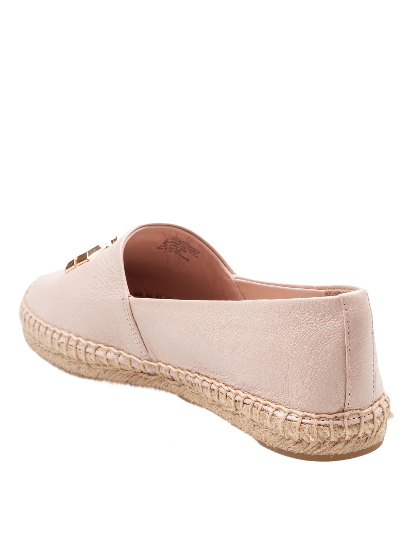 Tory Burch Eleanor Espadrille In Leather Color Rose In Pink