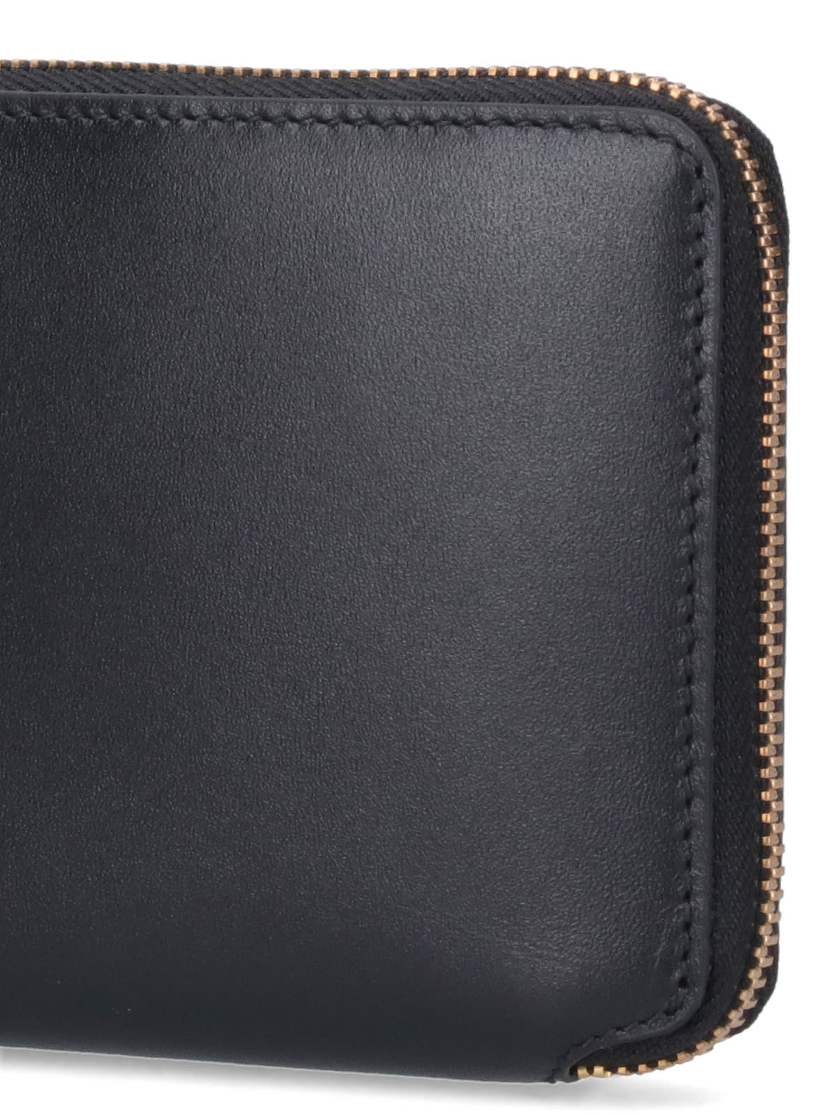 Shop Comme Des Garçons Zip-around Wallet In Black