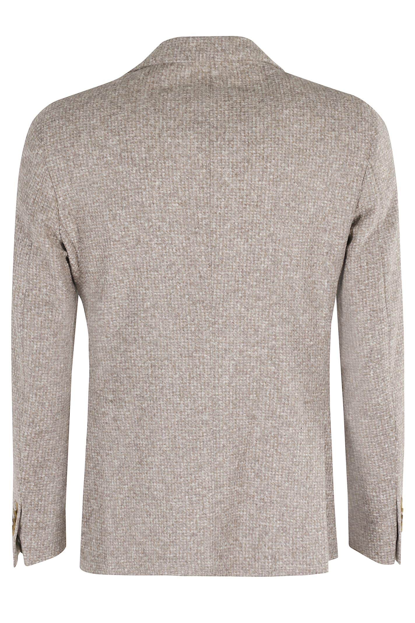 Luigi Bianchi Mantova Giacca Jersey Pied De Poul In Brown