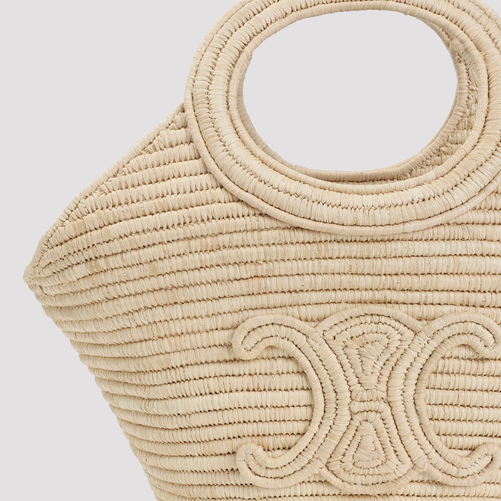 Celine Braided Panier Shoulder Bag Women In Multi