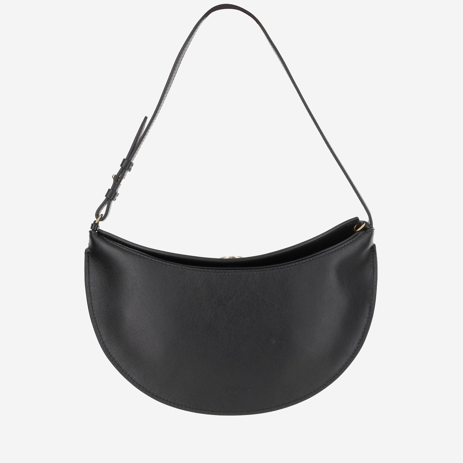 Jacquemus Le Petit Calisso Rond Embellished Leather Clutch In Black