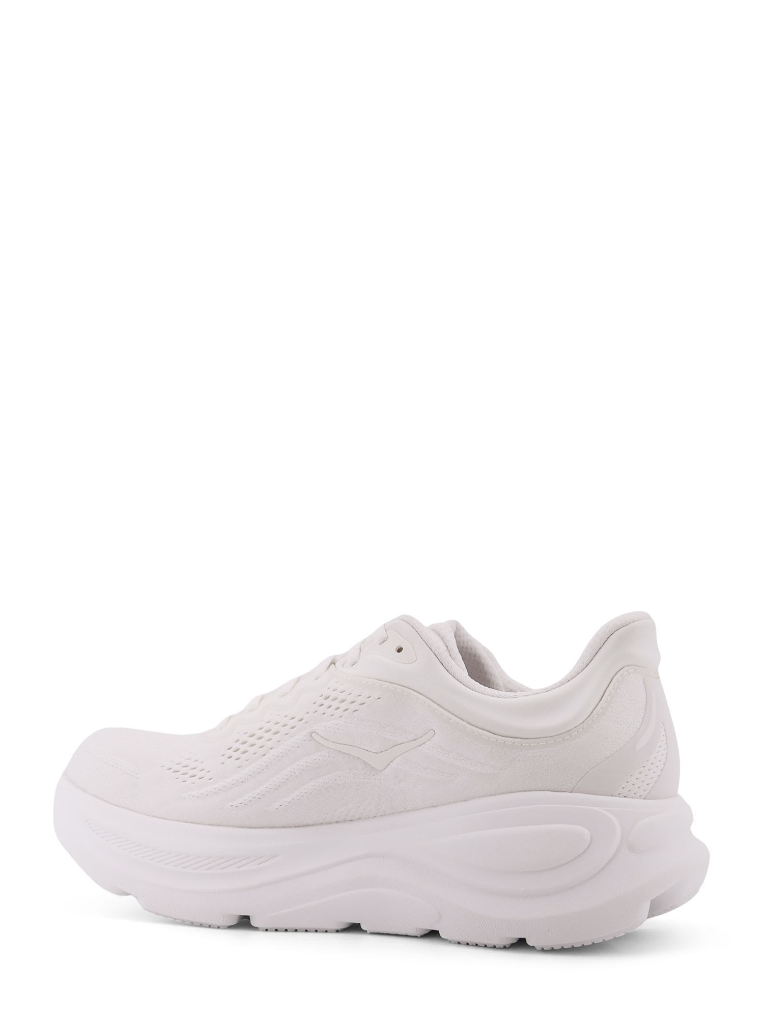 Hoka M Bondi 9 Synthetic Fabric Sneakers In White